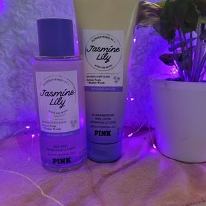 💕🌸🌸PINK VS! JASMINE LILY BODY SET 🌸🌸💕